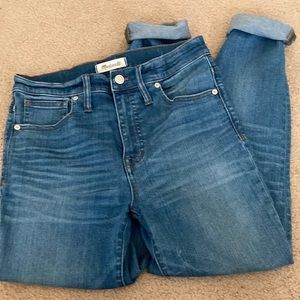 Madewell 10” rise Skinny Jean